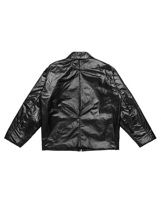 商品ADD|COZY AIR CROP JACKET GLOSSY BLACK,价格¥1458,第3张图片详细描述