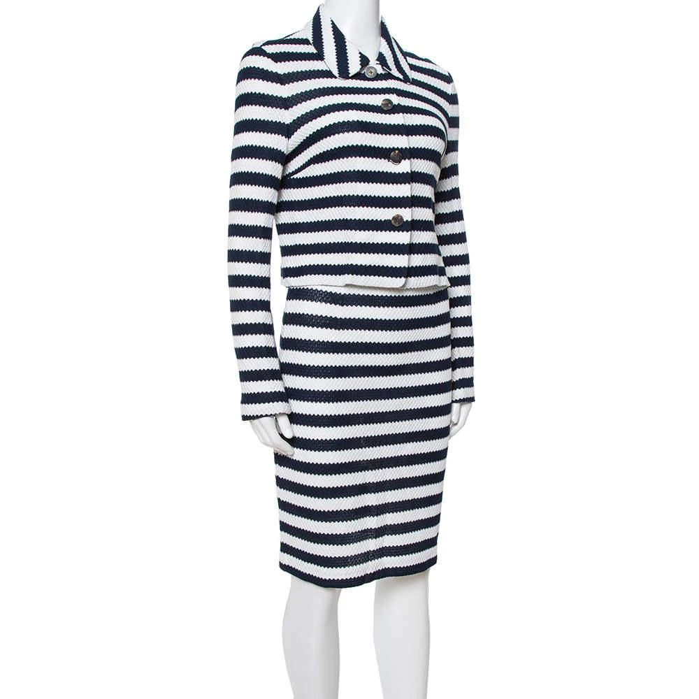 商品[二手商品] Diane von Furstenberg|Diane von Furstenberg Navy Blue Walda/Lacie Skirt & Jacket Set S,价格¥1350,第2张图片详细描述