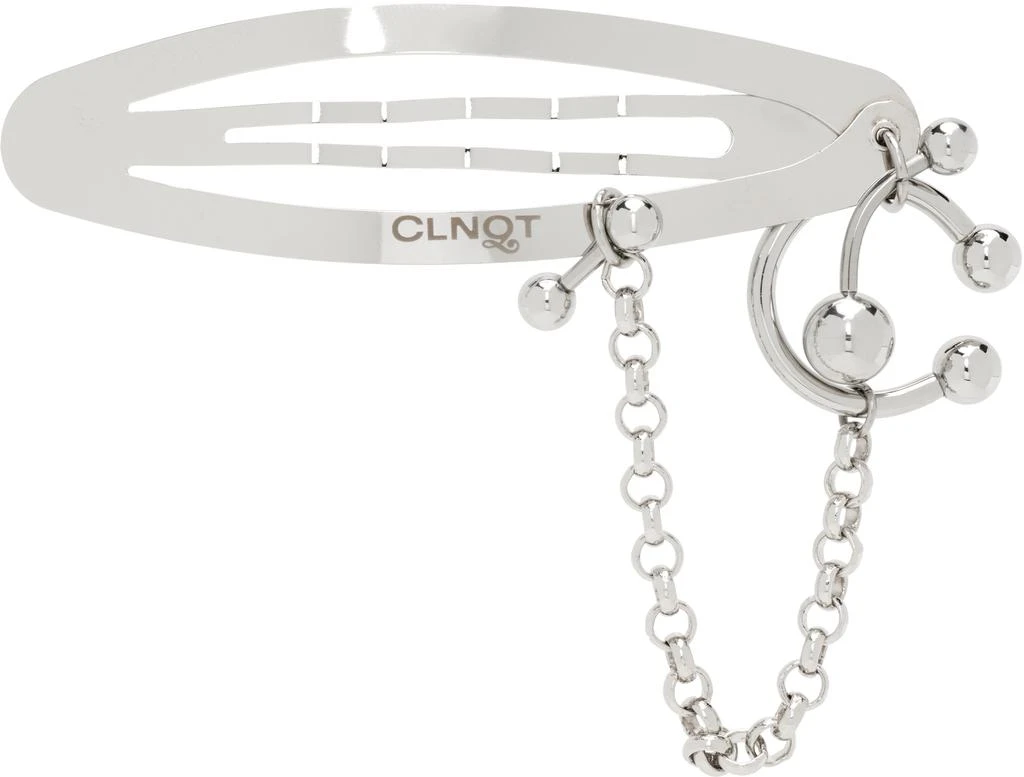 商品Justine Clenquet|Silver Holly Barrette,价格¥487,第1张图片