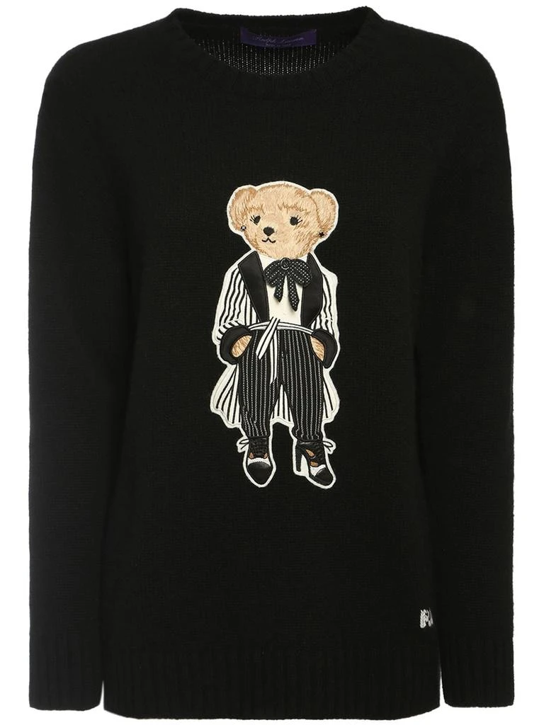 商品Ralph Lauren|Cinema Bear Cashmere Knit Sweater,价格¥11402,第1张图片