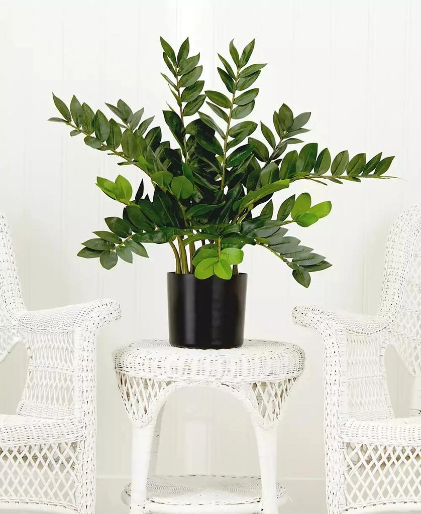 28" Artificial Zamioculcas Plant with Decorative Planter 商品