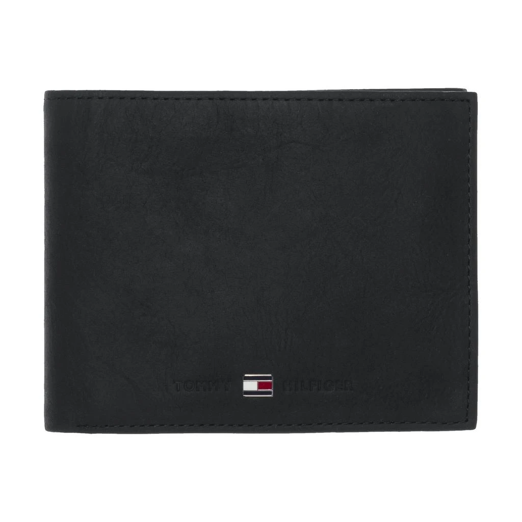 商品Tommy Hilfiger|Tommy Hilfiger Johnson Trifold Wallet - Black,价格¥532,第1张图片