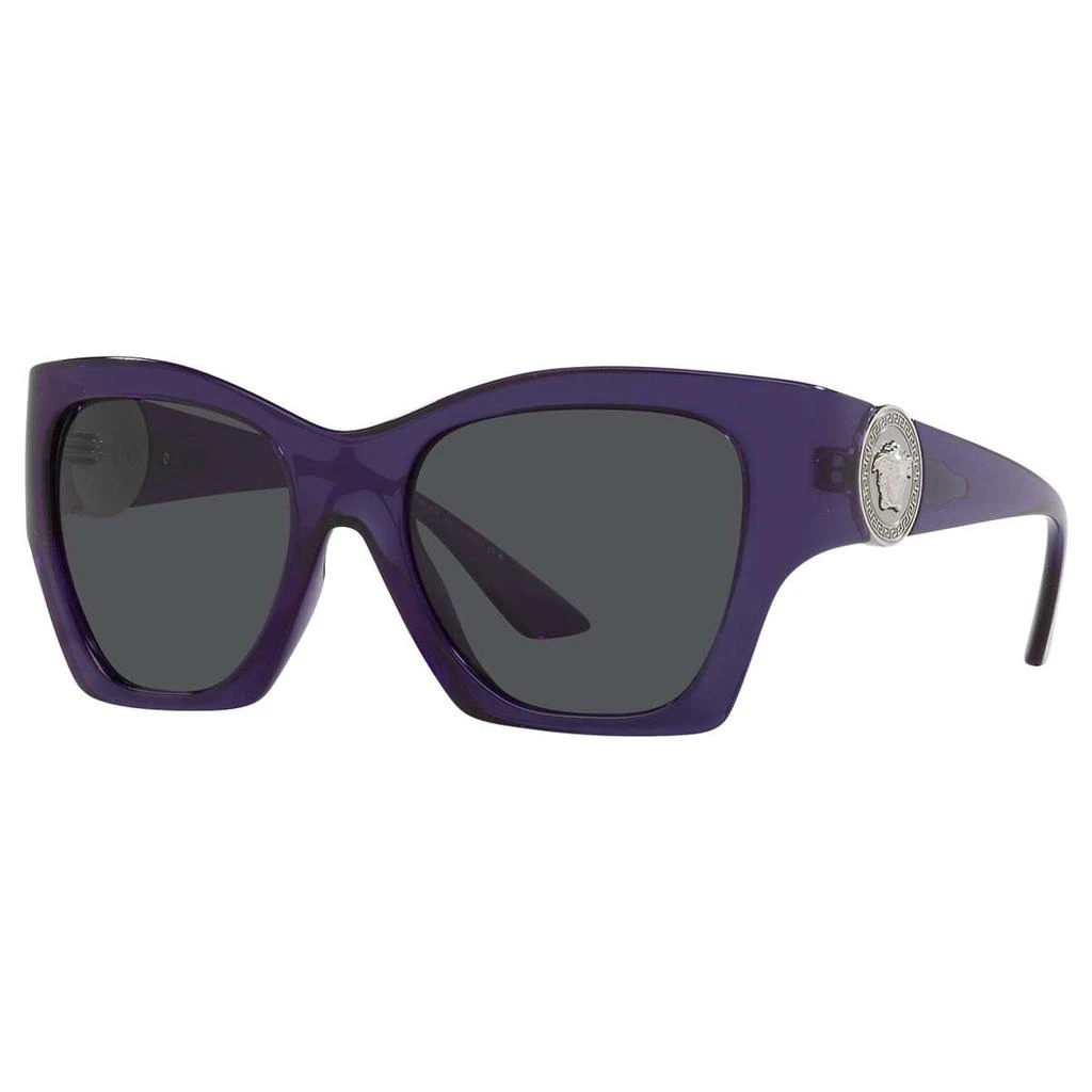 商品Versace|Versace 紫色 Irregular 太阳镜,价格¥822,第1张图片