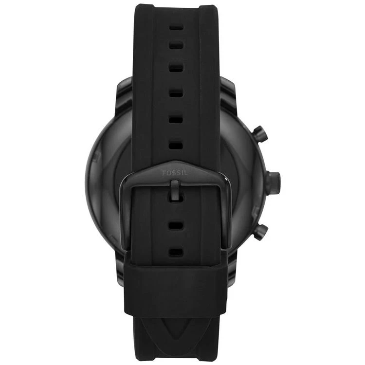 商品Fossil|Q Men's Explorist Gen 3 Black Silicone Strap Touchscreen Smart Watch 46mm,价格¥1495,第3张图片详细描述