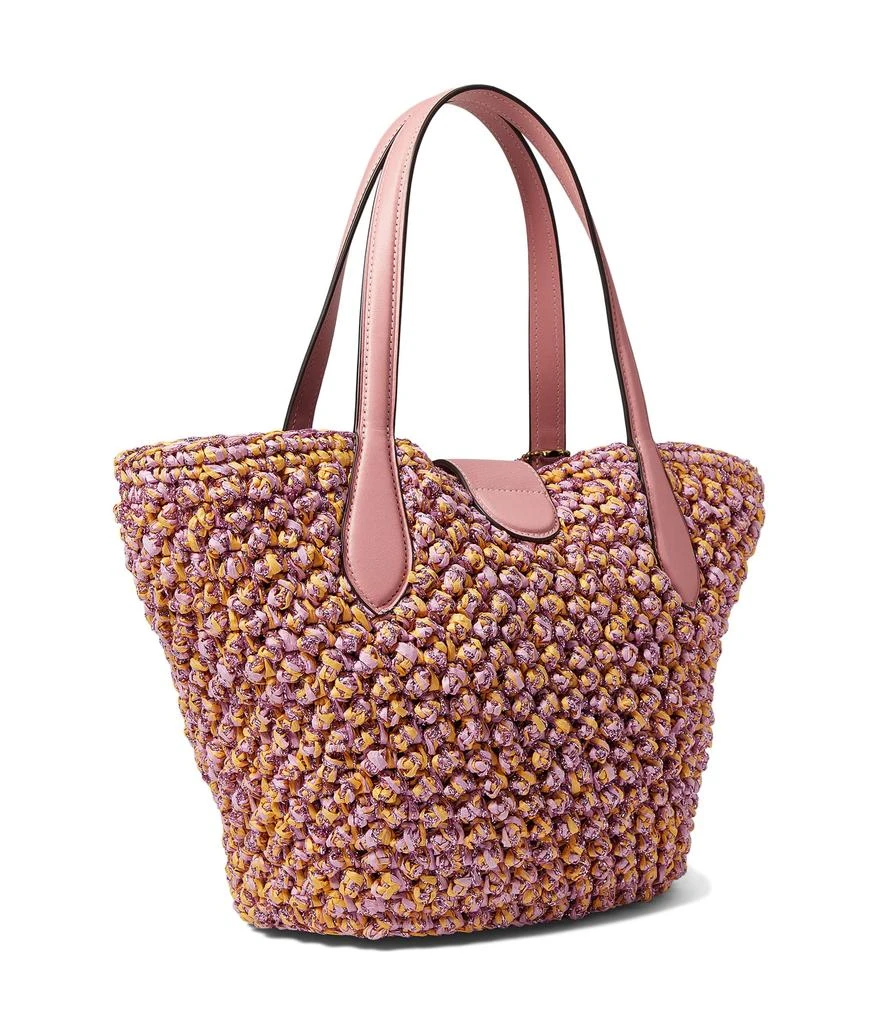 商品Coach|Small Popcorn Texture Straw Tote,价格¥885,第2张图片详细描述