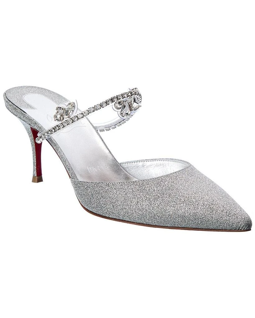 商品Christian Louboutin|Christian Louboutin Planet Queen 70 Glitter Leather Pump,价格¥7255,第1张图片