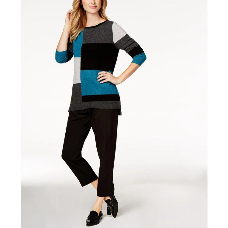 商品Charter Club|小码 Cashmere Colorblocked Sweater, Created for Macy's,价格¥510,第2张图片详细描述