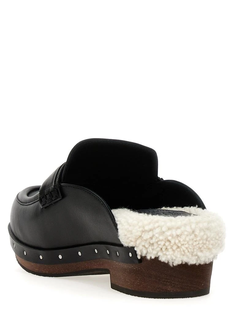 商品Brunello Cucinelli|Brunello Cucinelli Bead-Embellished Shearling Clogs,价格¥5822,第2张图片详细描述