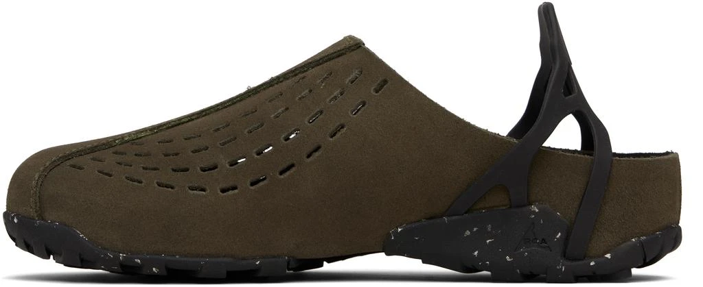 商品ROA|Khaki Fedaia Mules,价格¥957,第3张图片详细描述