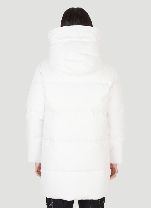 Detachable Hood Puffer Coat in Pink商品第4张图片规格展示