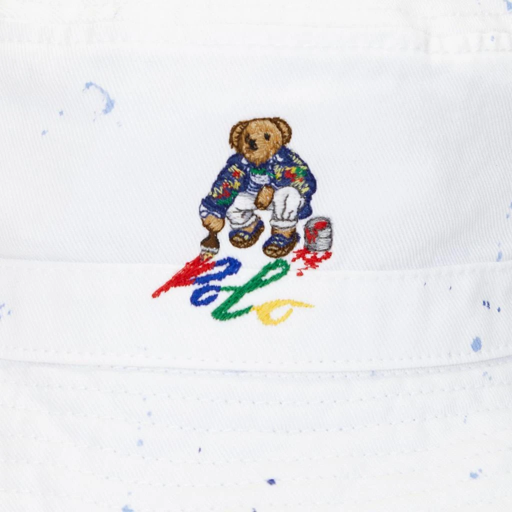 商品Ralph Lauren|Paint-Splatter Polo Bear Bucket Hat (Little Kid),价格¥335,第3张图片详细描述