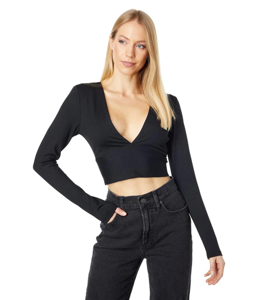 商品Susana Monaco|V-Neck Open Back Top,价格¥332,第1张图片