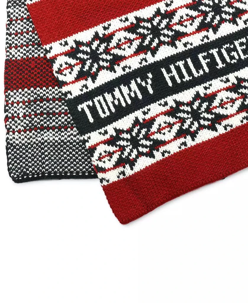 商品Tommy Hilfiger|Men's Snowflake Fair Isle Scarf,价格¥255,第3张图片详细描述