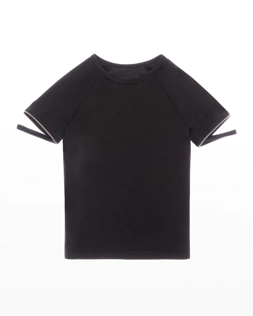 商品Helmut Lang|Zip Sleeve Tee,价格¥460,第2张图片详细描述