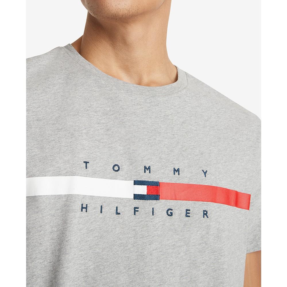 Men's Flag Stripe Short Sleeve T-Shirt商品第6张图片规格展示