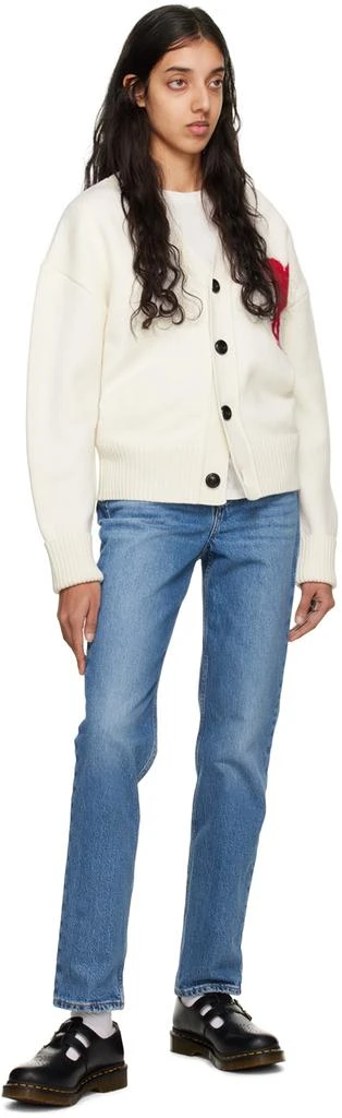 商品AMI|Off-White Ami de Cœur Cardigan,价格¥4916,第4张图片详细描述