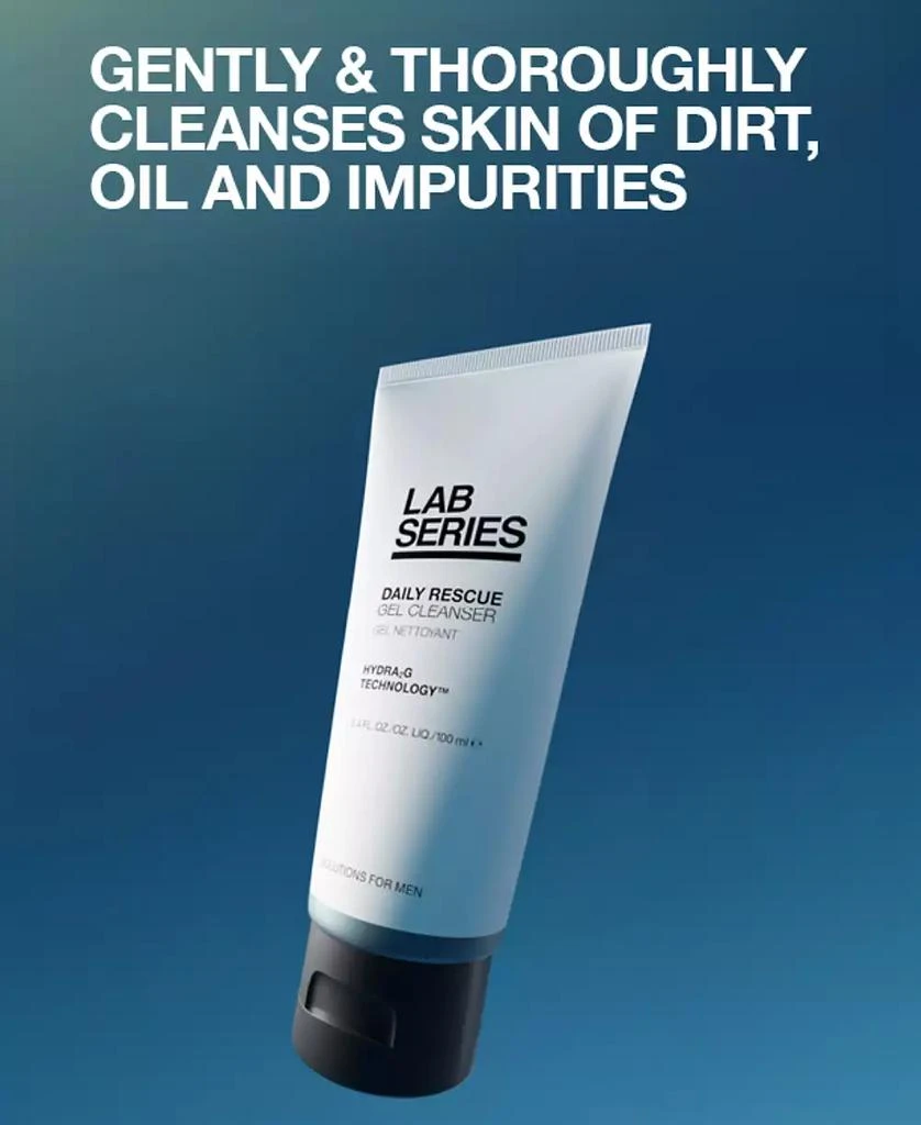 商品Lab Series|Skincare for Men Daily Rescue Gel Cleanser, 3.4 oz.,价格¥251,第2张图片详细描述