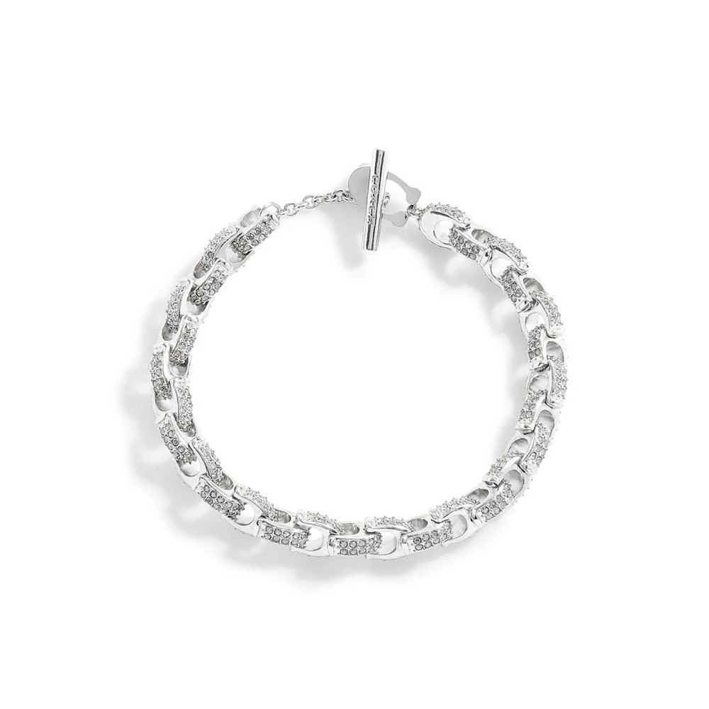 商品Coach|Women's Signature Pave Link Bracelet,价格¥865,第2张图片详细描述