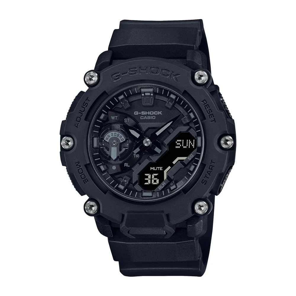 商品G-Shock|Men's Blackout Resin Watch 50.8mm,价格¥973,第1张图片