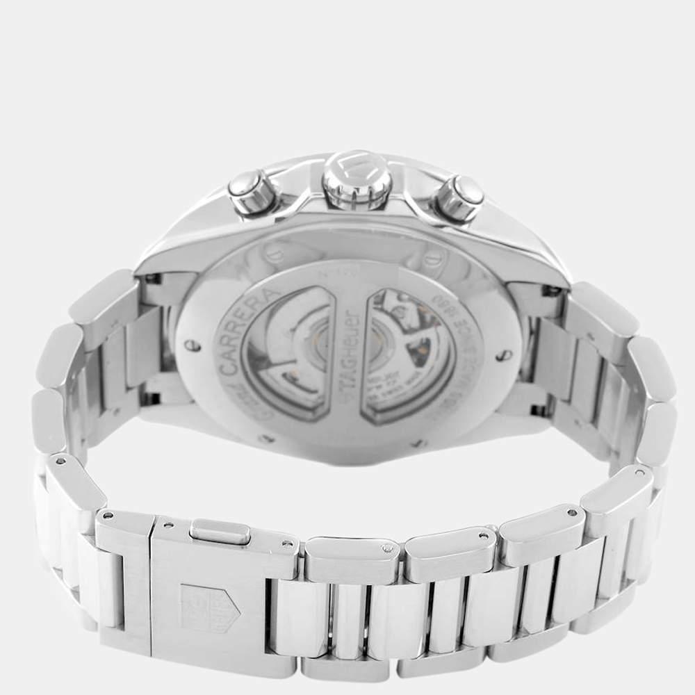 Tag Heuer Black Stainless Steel Carrera CAV511G Automatic Men's Wristwatch 43 mm商品第4张图片规格展示