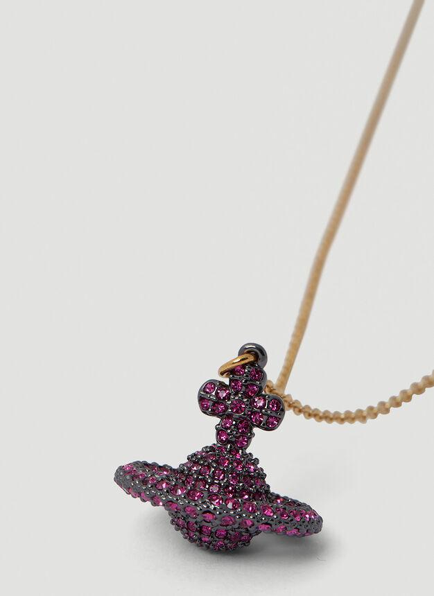 Grace Small Pendant Necklace in Pink商品第3张图片规格展示