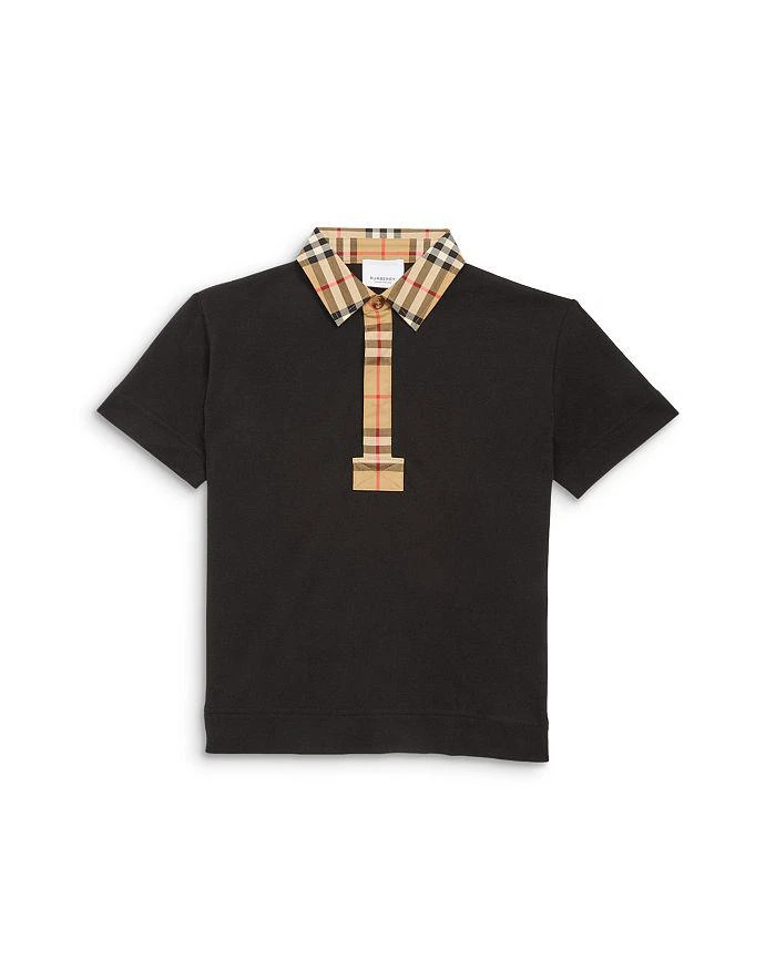 商品Burberry|Boys' Johane Piqué Polo Shirt - Little Kid, Big Kid,价格¥1153,第1张图片