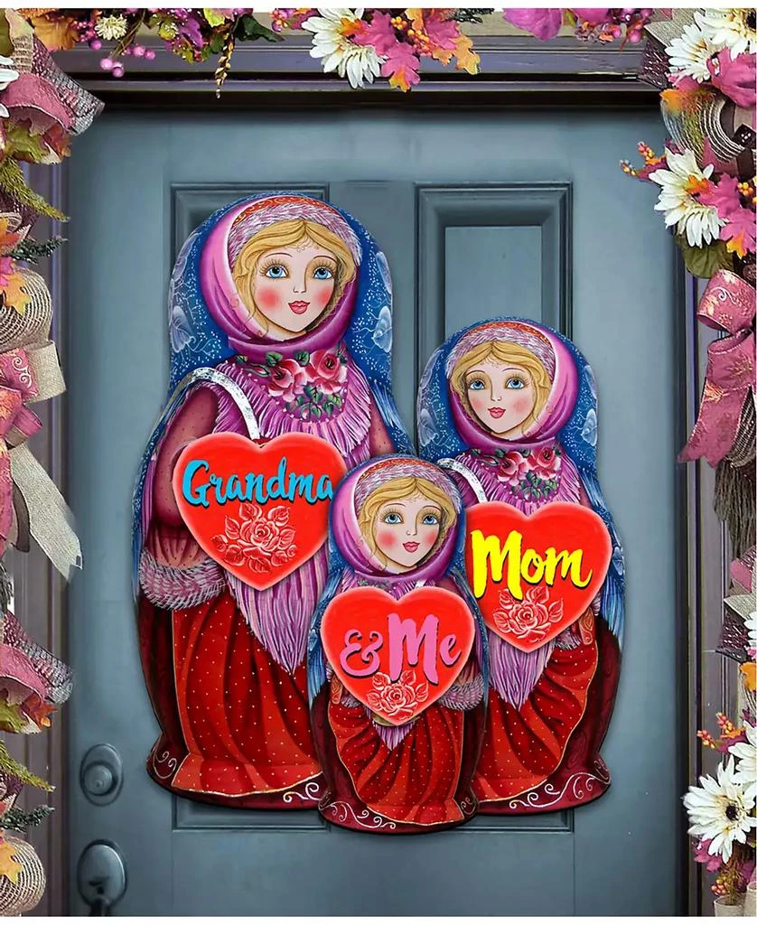 商品Designocracy|Santa Ropy Poly Door Hanger,价格¥977,第1张图片