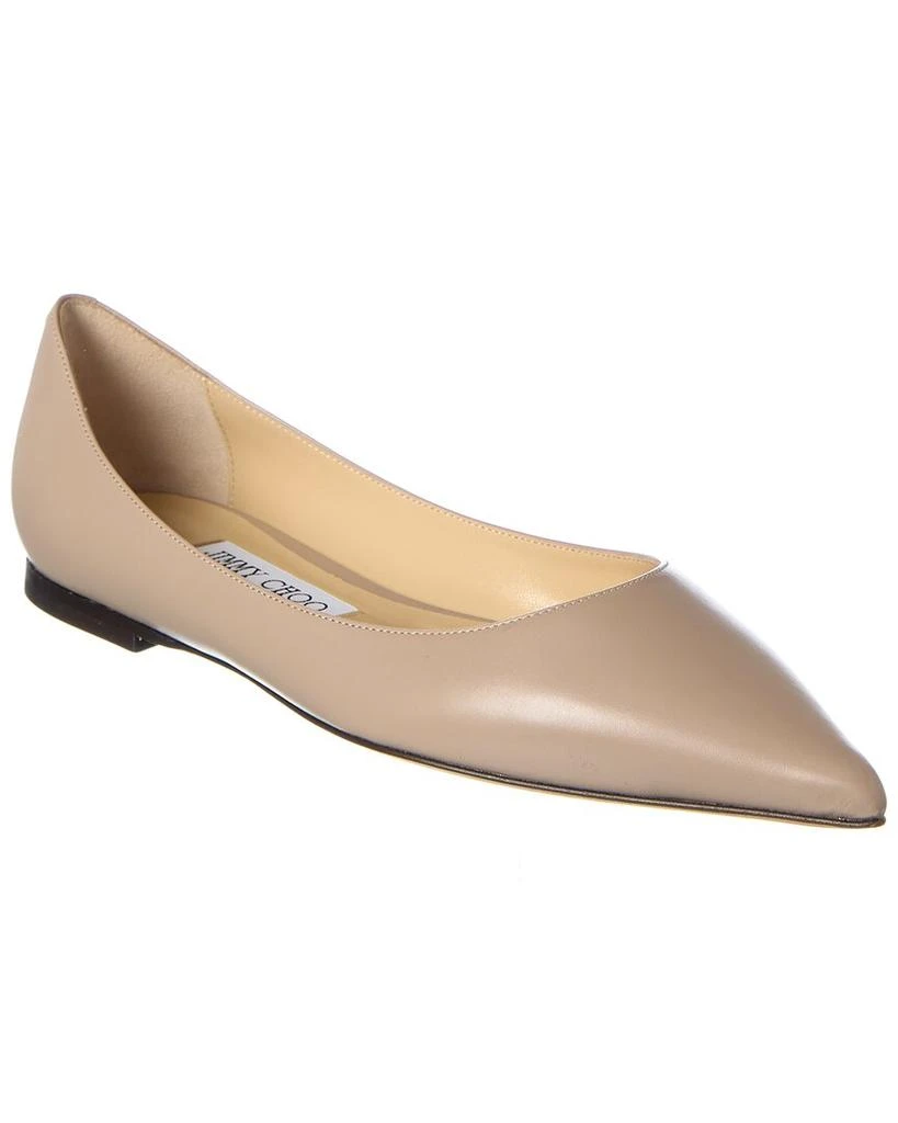 商品Jimmy Choo|Jimmy Choo Love Leather Flat,价格¥2482,第1张图片