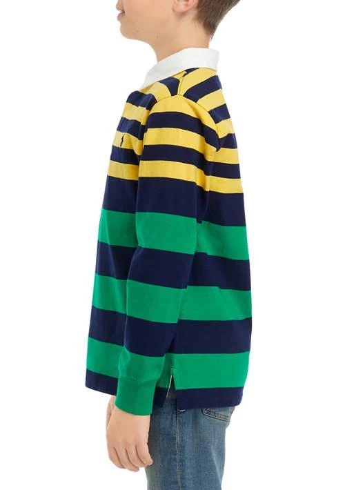 商品Ralph Lauren|Lauren Childrenswear Boys 8 20 The Iconic Rugby Shirt,价格¥247,第3张图片详细描述