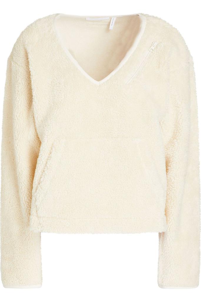 Cotton-blend fleece sweater商品第3张图片规格展示