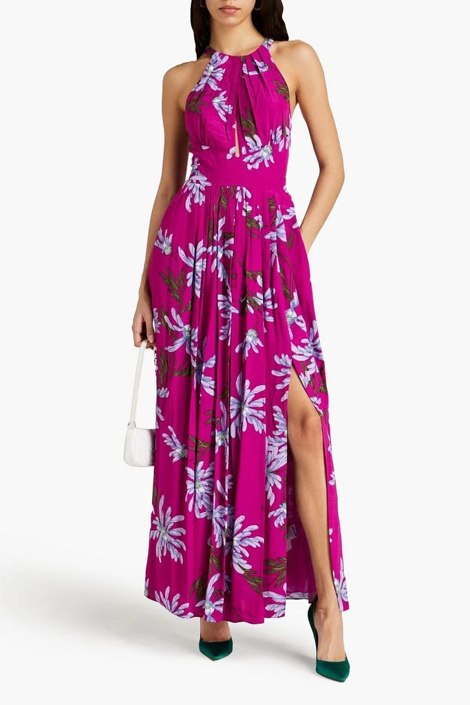 商品Diane von Furstenberg|Ziva floral-print crepe de chine maxi dress,价格¥1153,第2张图片详细描述