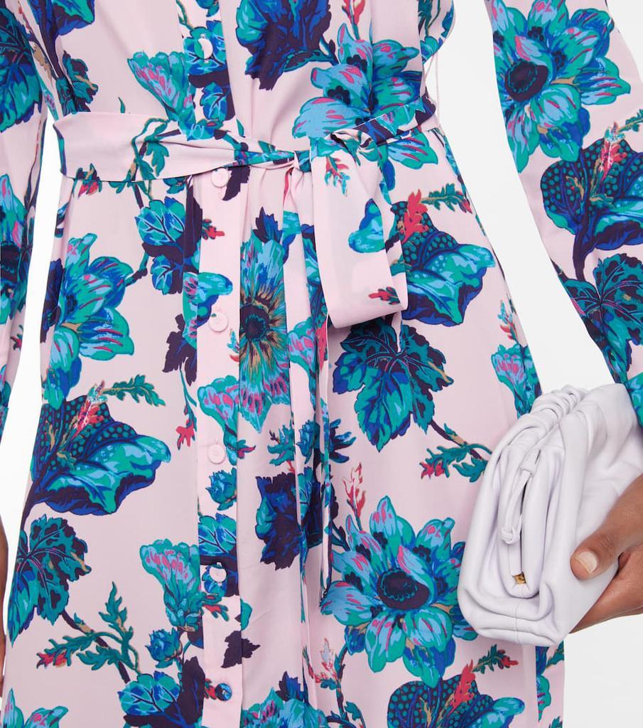 商品Diane von Furstenberg|Prita floral-print shirt minidress,价格¥3539,第5张图片详细描述