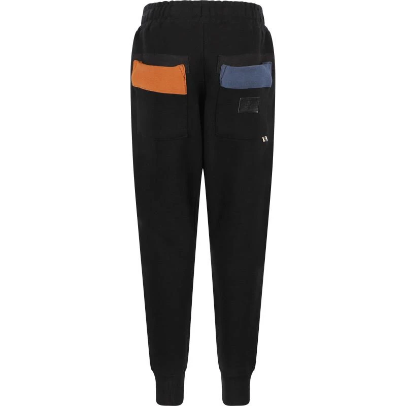 商品Munster|Color block logo track pants in black orange and blue,价格¥484,第2张图片详细描述
