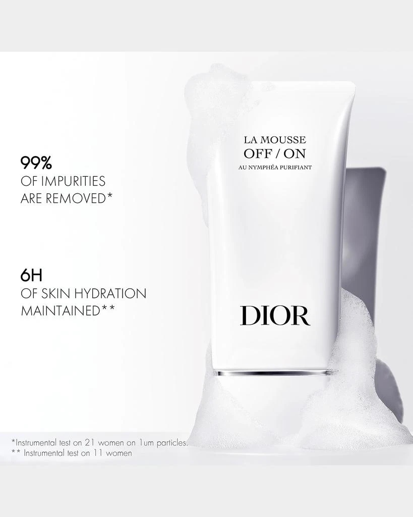 商品Dior|La Mousse OFF/ON Foaming Face Cleanser, 5 oz.,价格¥407,第3张图片详细描述