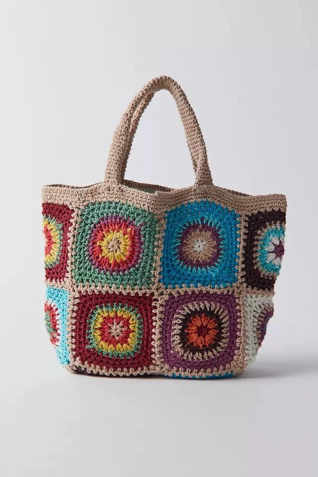 商品Urban Outfitters|Daisy Crochet Mini Tote Bag,价格¥150,第2张图片详细描述