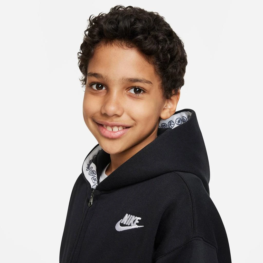 商品NIKE|Nike Boys' Dri-FIT Culture Of Basketball Full Zip Hoodie,价格¥352,第4张图片详细描述