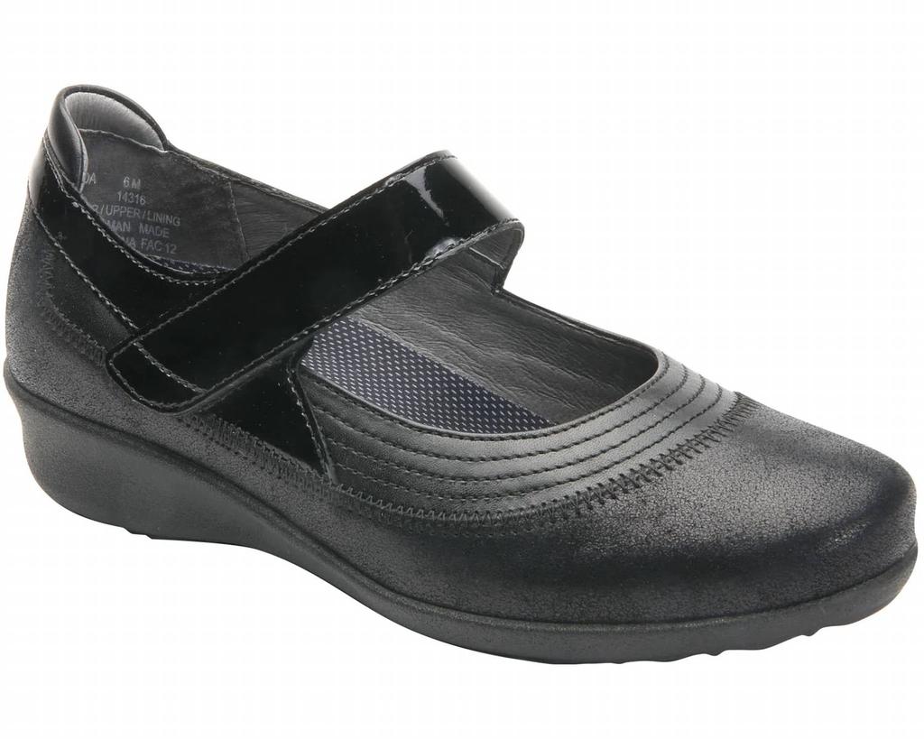 Women's Genoa Maryjane Shoes - Narrow Width In Dusty Black image 2