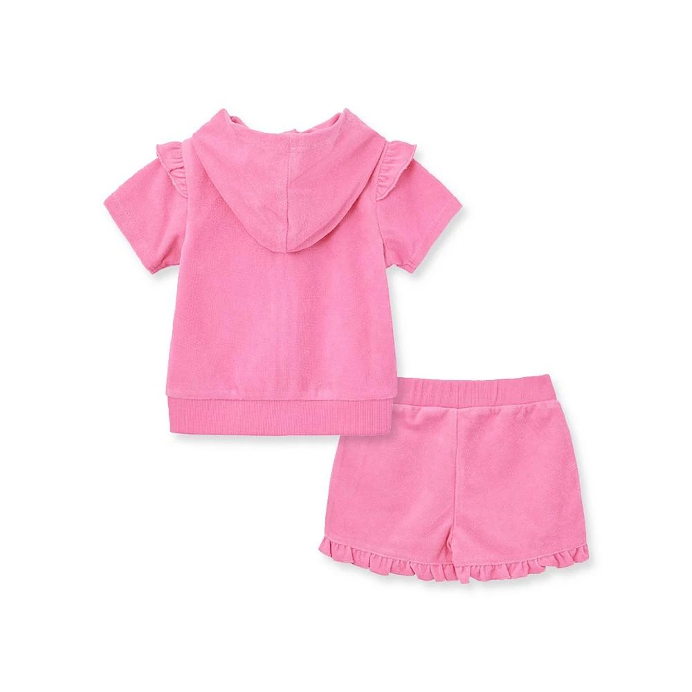 商品Little Me|Baby Girls Coordinating Terry Swim Cover-Up Set,价格¥81,第2张图片详细描述