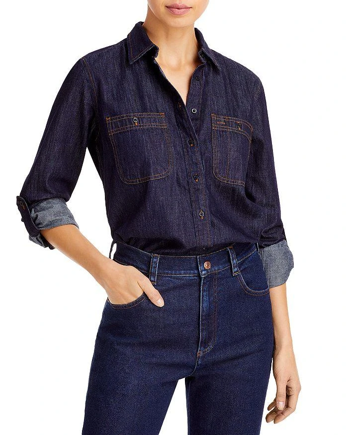 商品Ralph Lauren|Denim Button Front Shirt,价格¥746,第1张图片详细描述