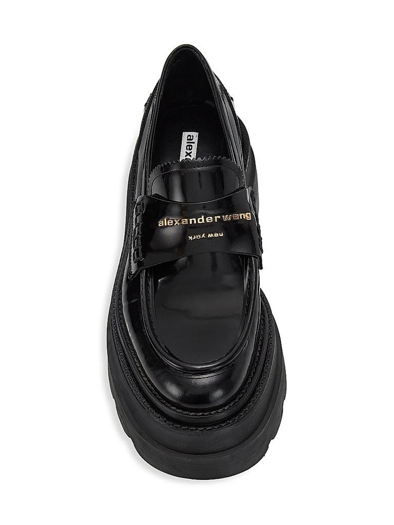 商品Alexander Wang|Carter Leather Platform Loafers,价格¥5203,第5张图片详细描述