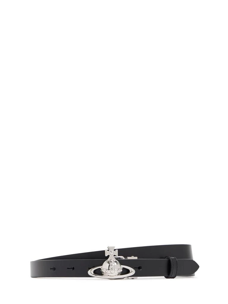 商品Vivienne Westwood|2cm Orb Small Line Buckle Belt,价格¥1708,第1张图片