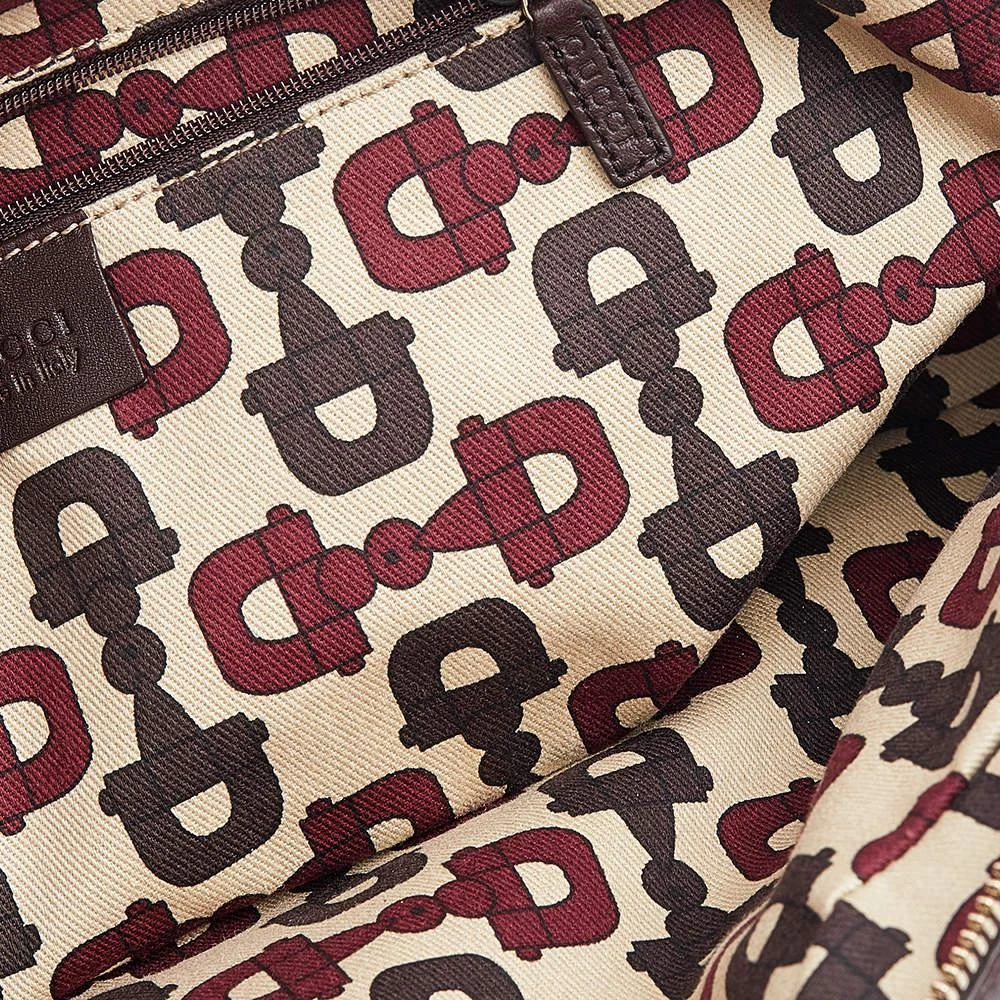 Gucci Dark Brown Guccissima Leather Princy GG Boston Bag 商品
