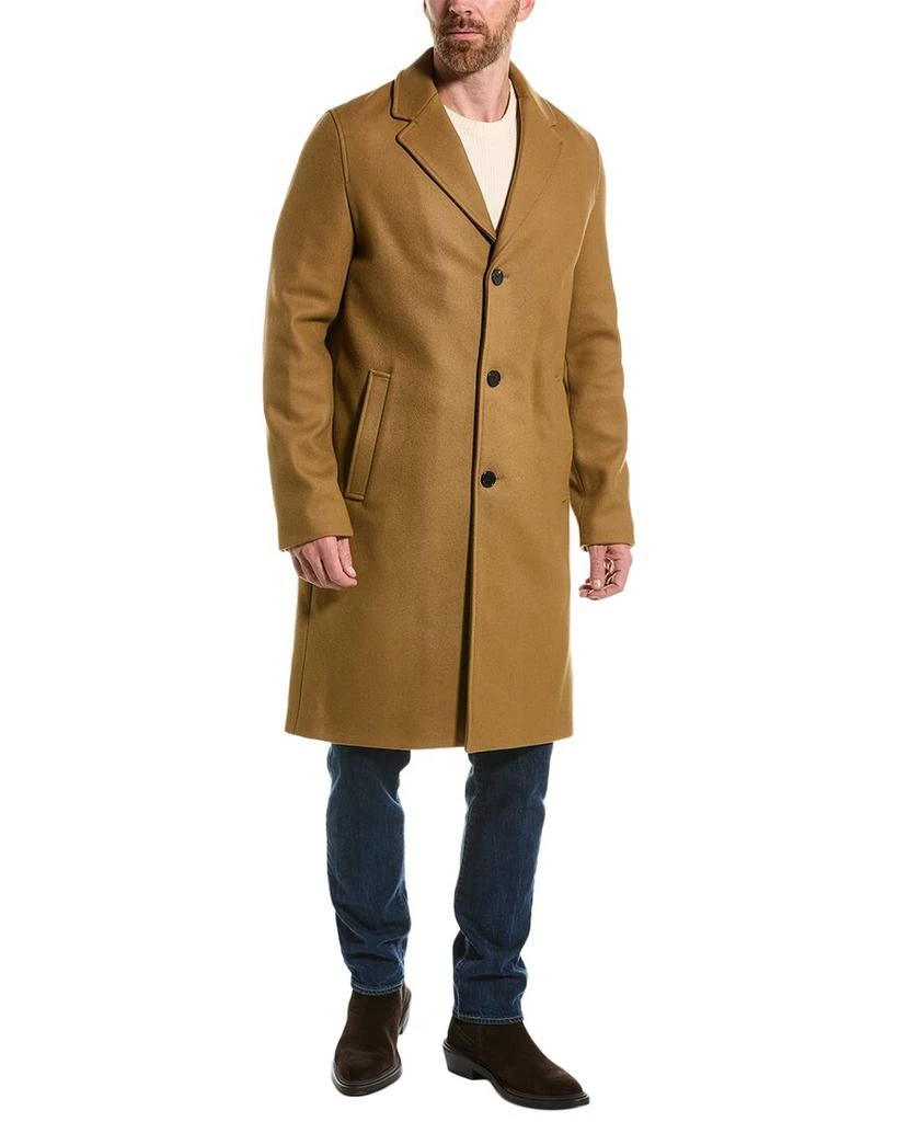 商品The Kooples|The Kooples Wool-Blend Trench Coat,价格¥873,第3张图片详细描述