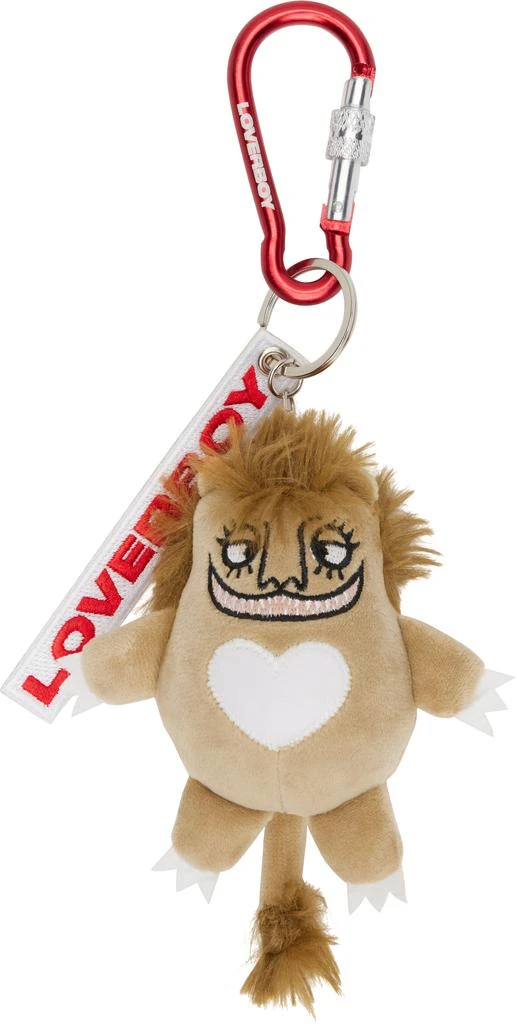 商品Charles Jeffrey Loverboy|Brown Character Plush Keychain,价格¥312,第1张图片