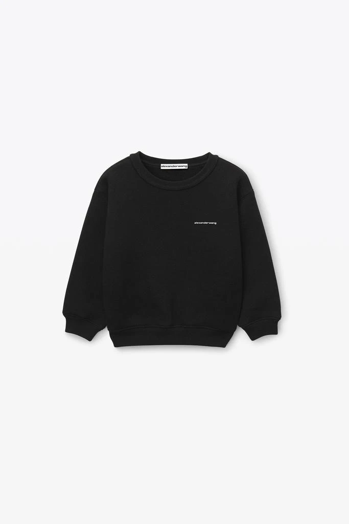 商品Alexander Wang|Kids Logo Sweatshirt In Essential Terry,价格¥846,第2张图片详细描述