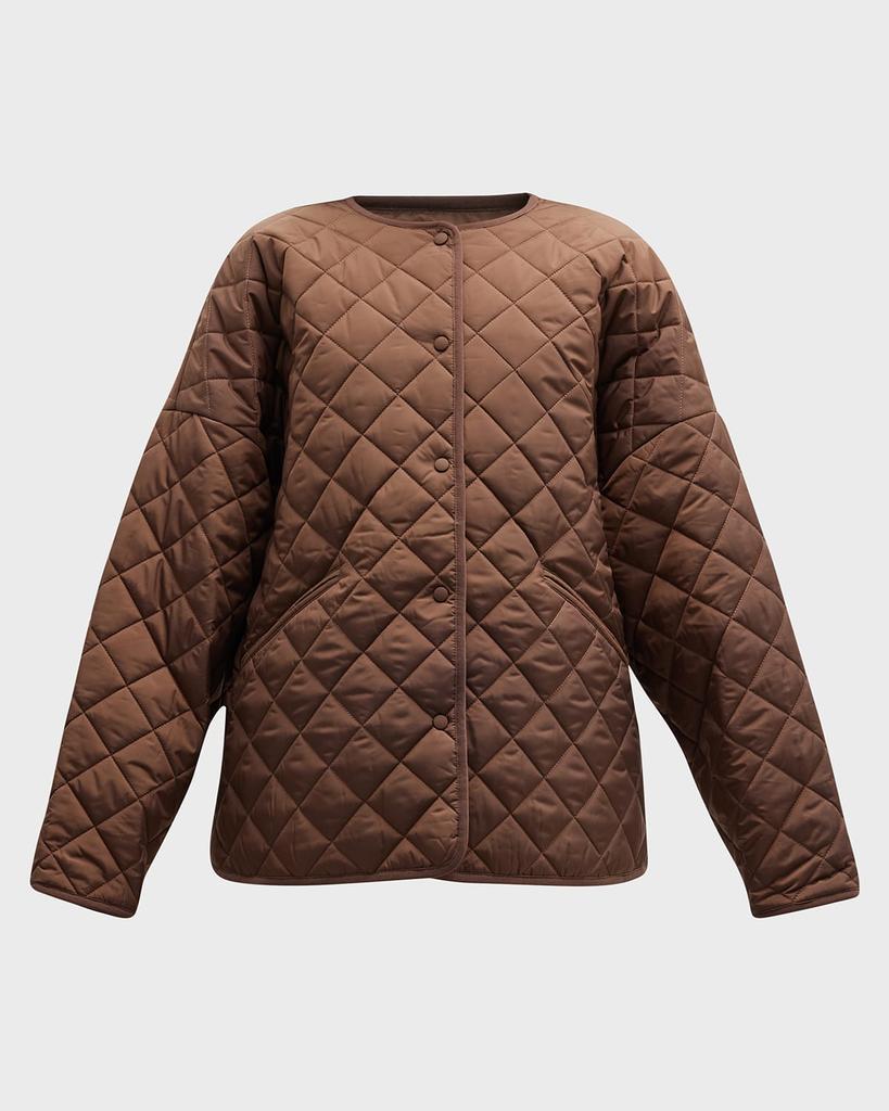 商品Totême|Recycled Polyester Oversized Quilted Jacket,价格¥4154,第4张图片详细描述
