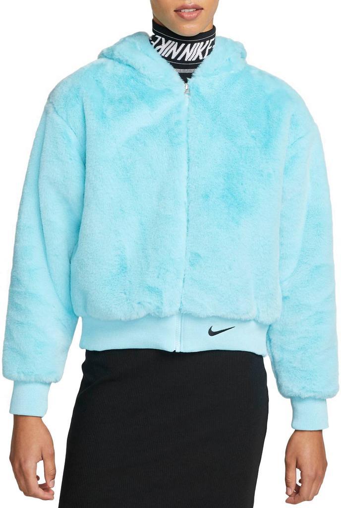 商品NIKE|Nike Women's Sportswear Essentials Faux Fur Full-Zip Jacket,价格¥655-¥876,第1张图片