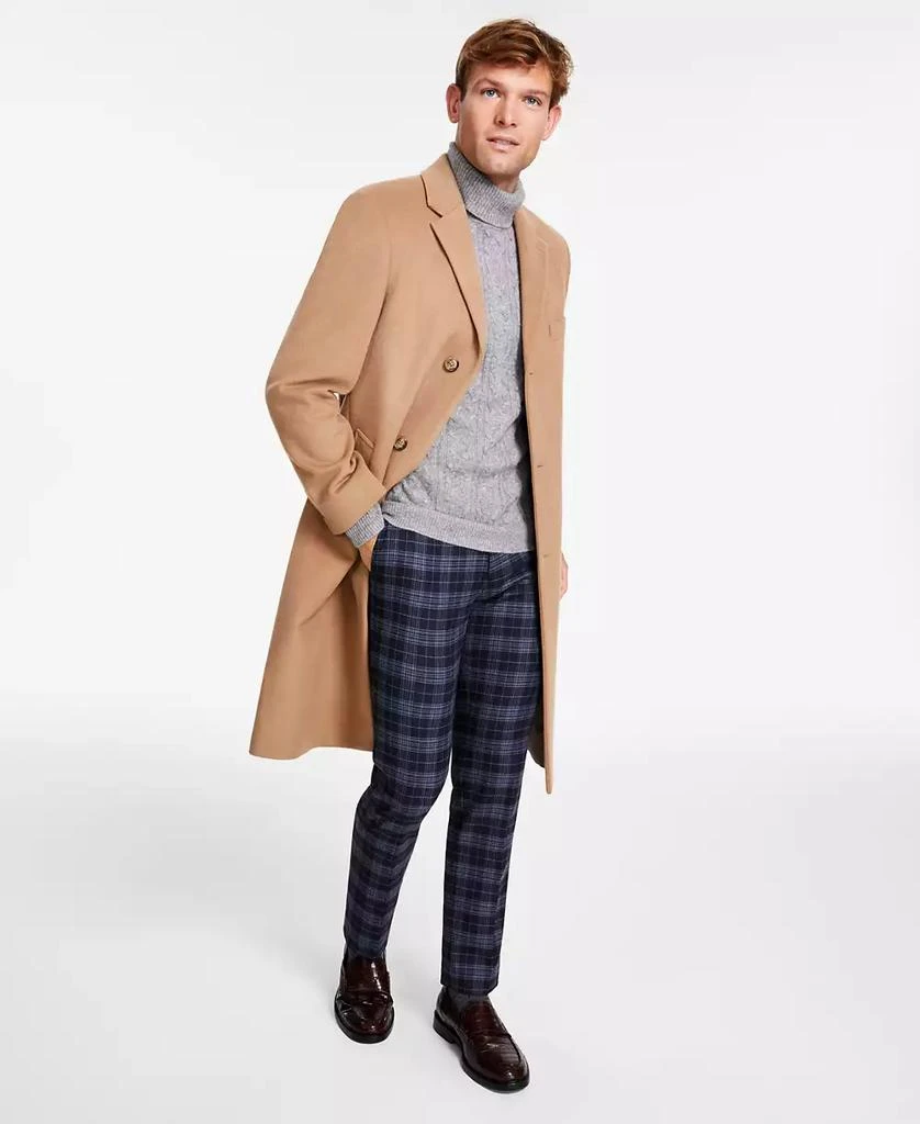商品Michael Kors|Men's Classic-Fit Solid Wool Blend Overcoats,价格¥1695,第1张图片