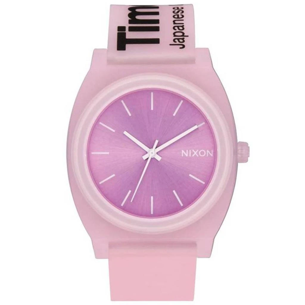 商品Nixon|Nixon Men's Japanese Quartz Watch - Time Teller P Pink Dial Rubber Strap | A1193170,价格¥245,第1张图片