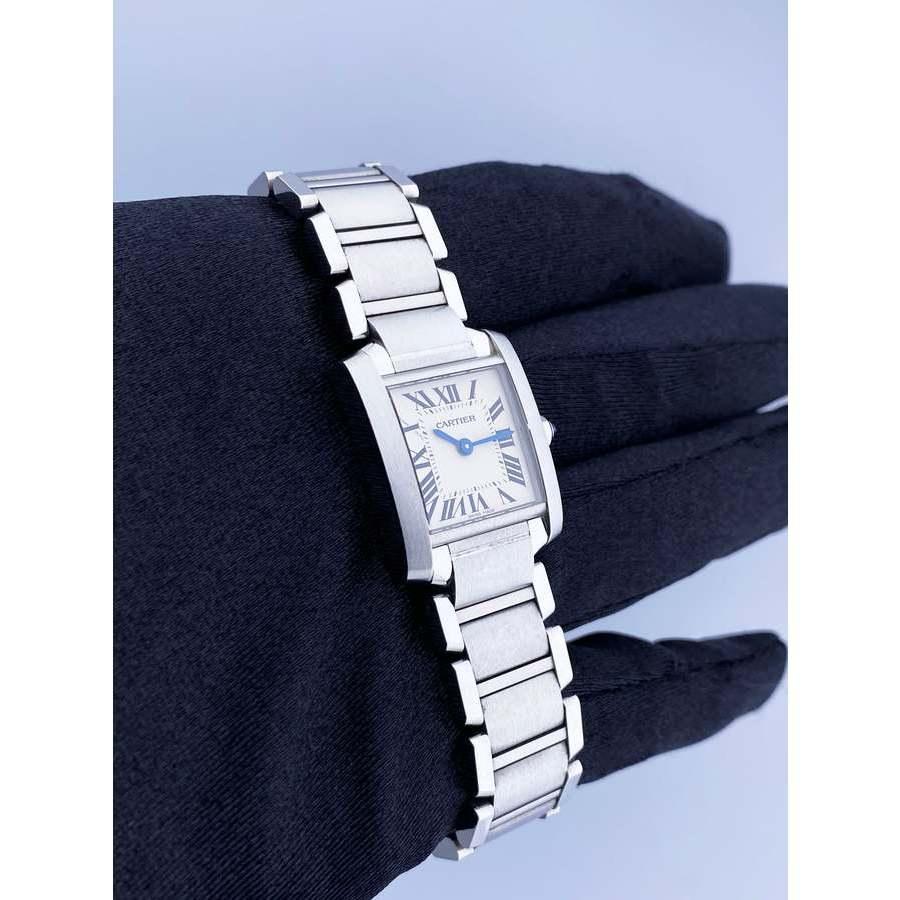 Pre-owned Cartier Tank Francaise Quartz Ladies Watch 3217商品第3张图片规格展示